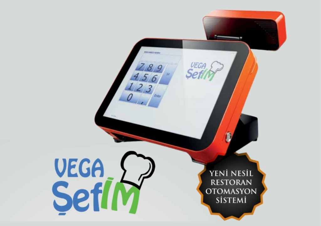 VEGA ŞEFİM restoran yazılımı ile masa ve paket servis yönetimi